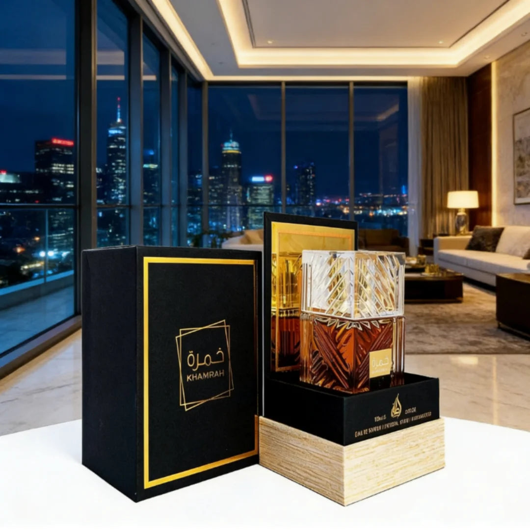 "Khamrah: Aura d’Ambre — The Ultimate Seductive Arabian Oud & Musk